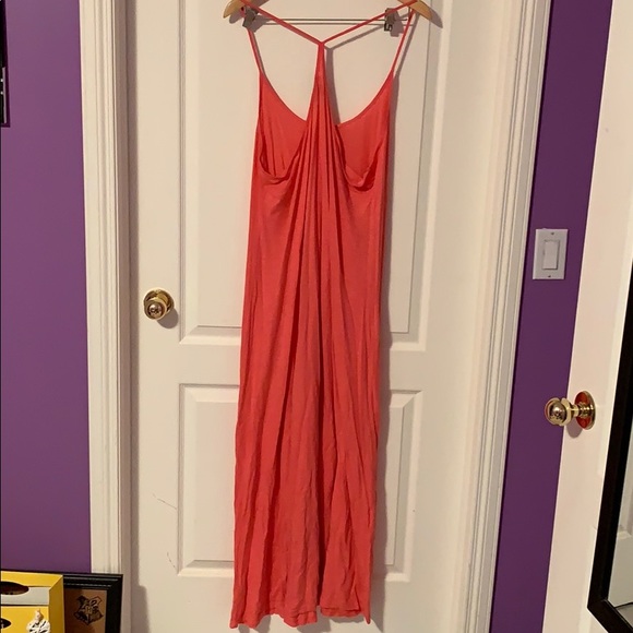 Coral pink long dress! - Picture 2 of 2